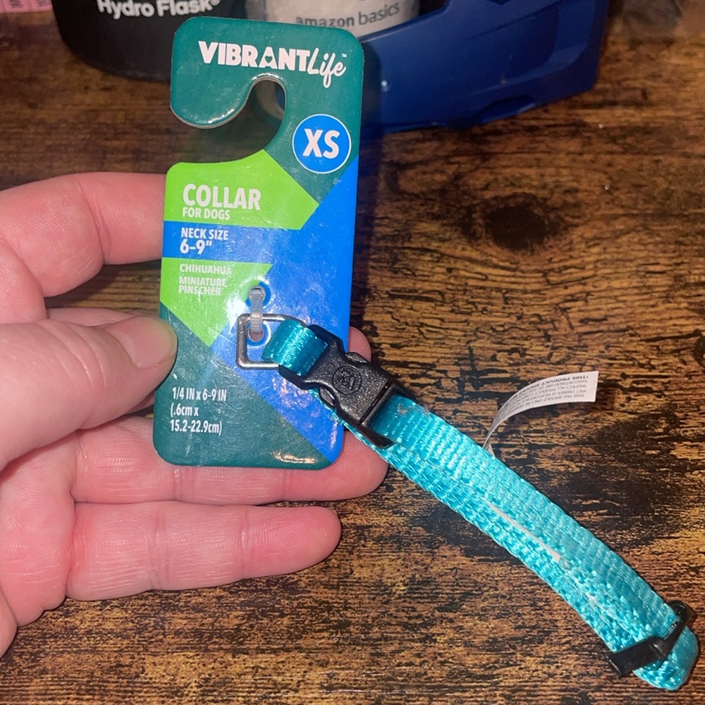 Vibrant life xs dog collar